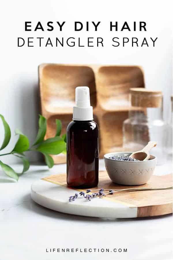 Conditioning Natural Homemade Hair Detangler Recipe